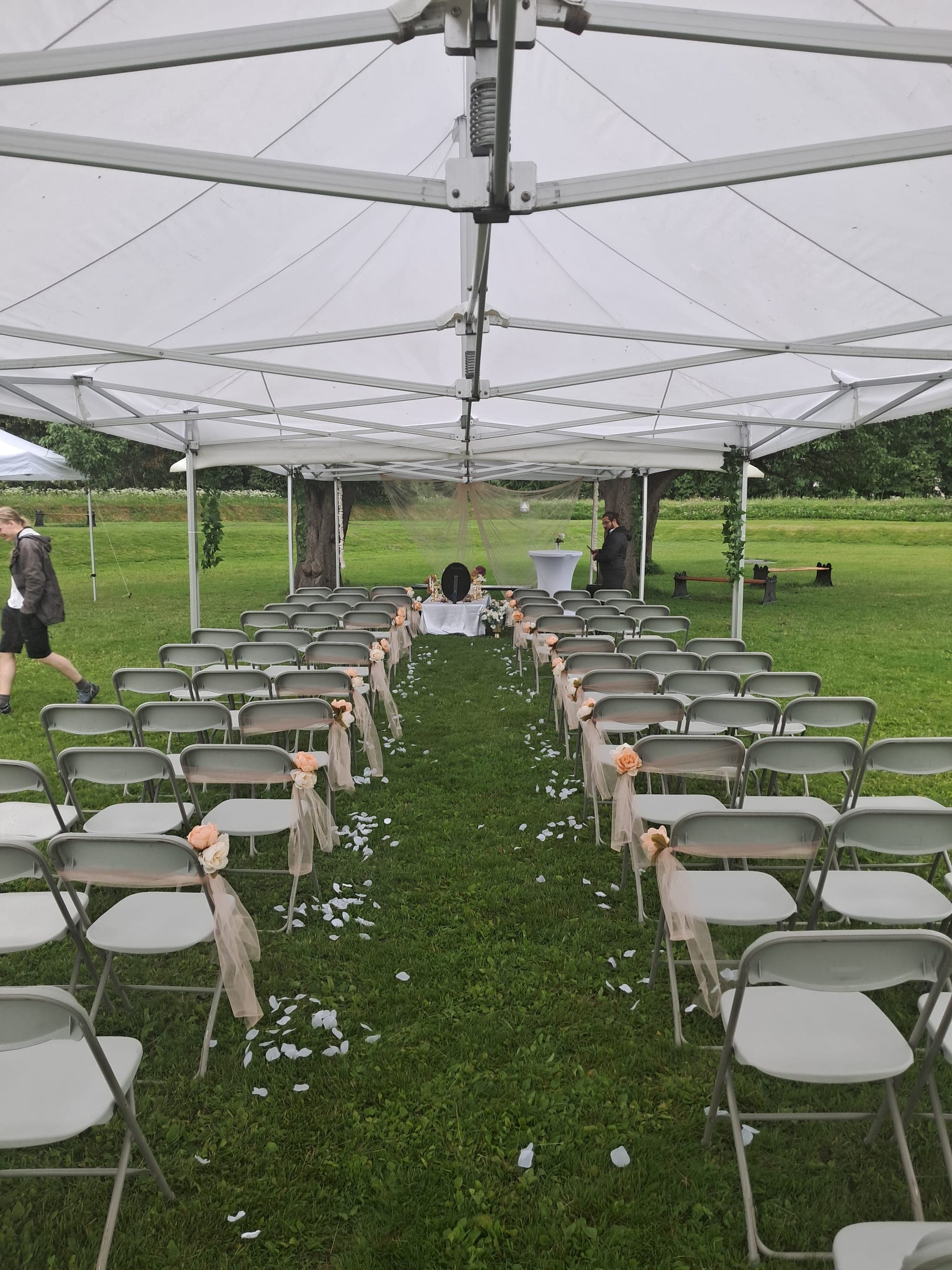 Party tent delivered to an event at Akershus Fortress – photo 7