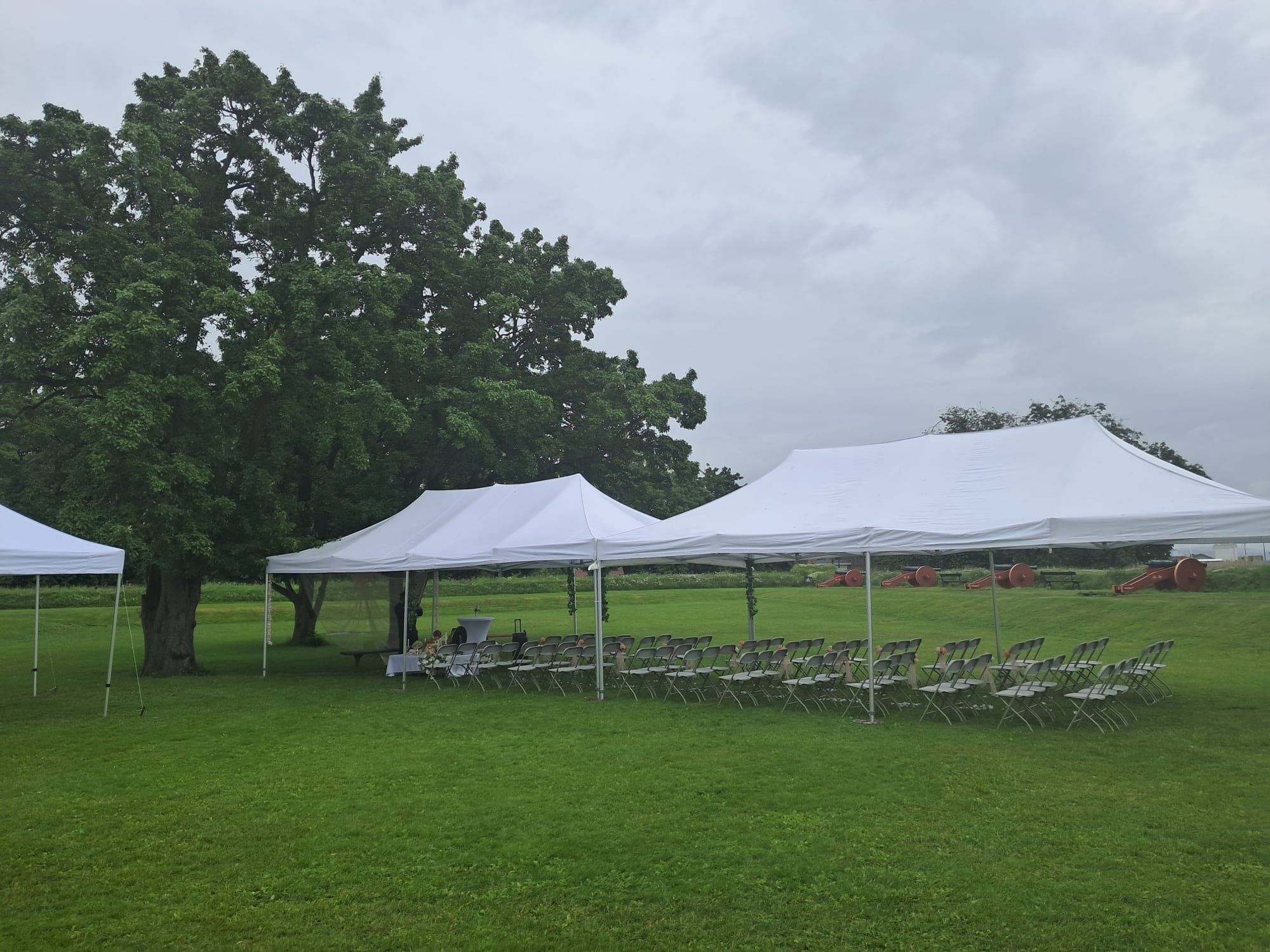 Party tent delivered to an event at Akershus Fortress – photo 8