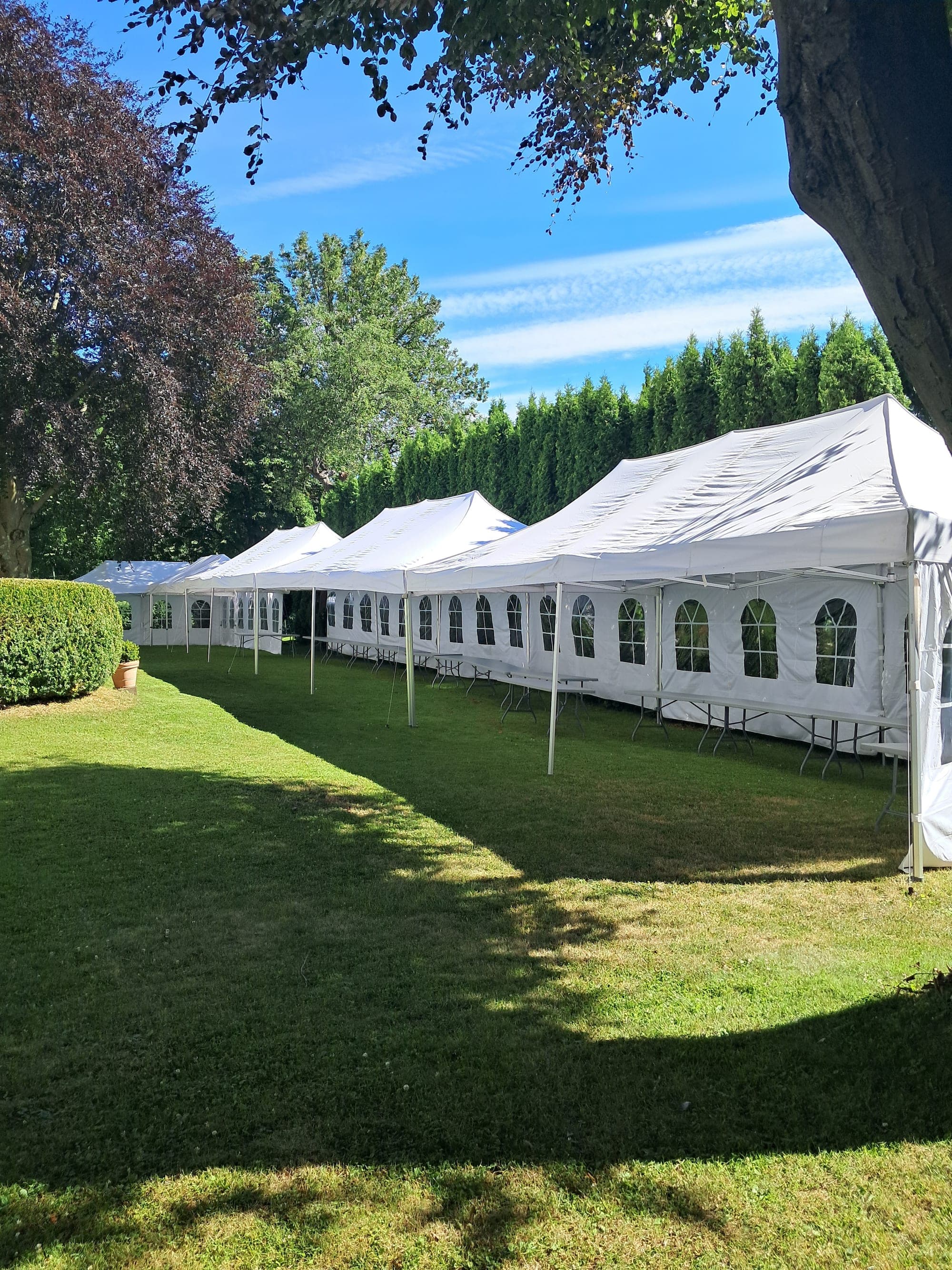 Telt levert til ambassadefest i Oslo