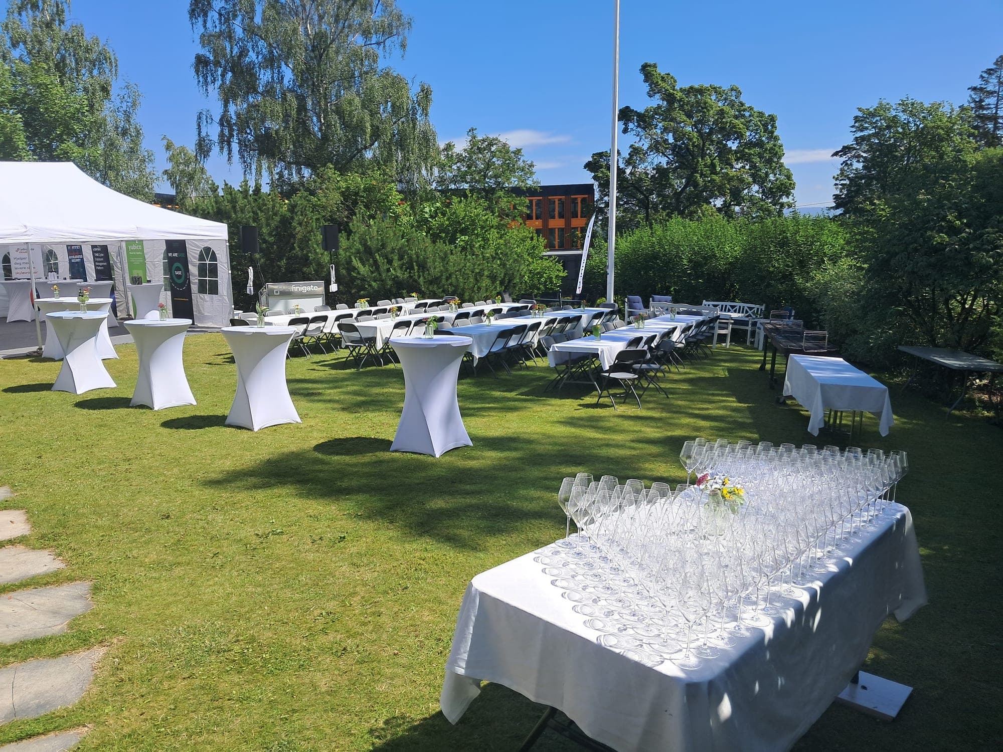 Party tent at Villa Lysaker – photo 1