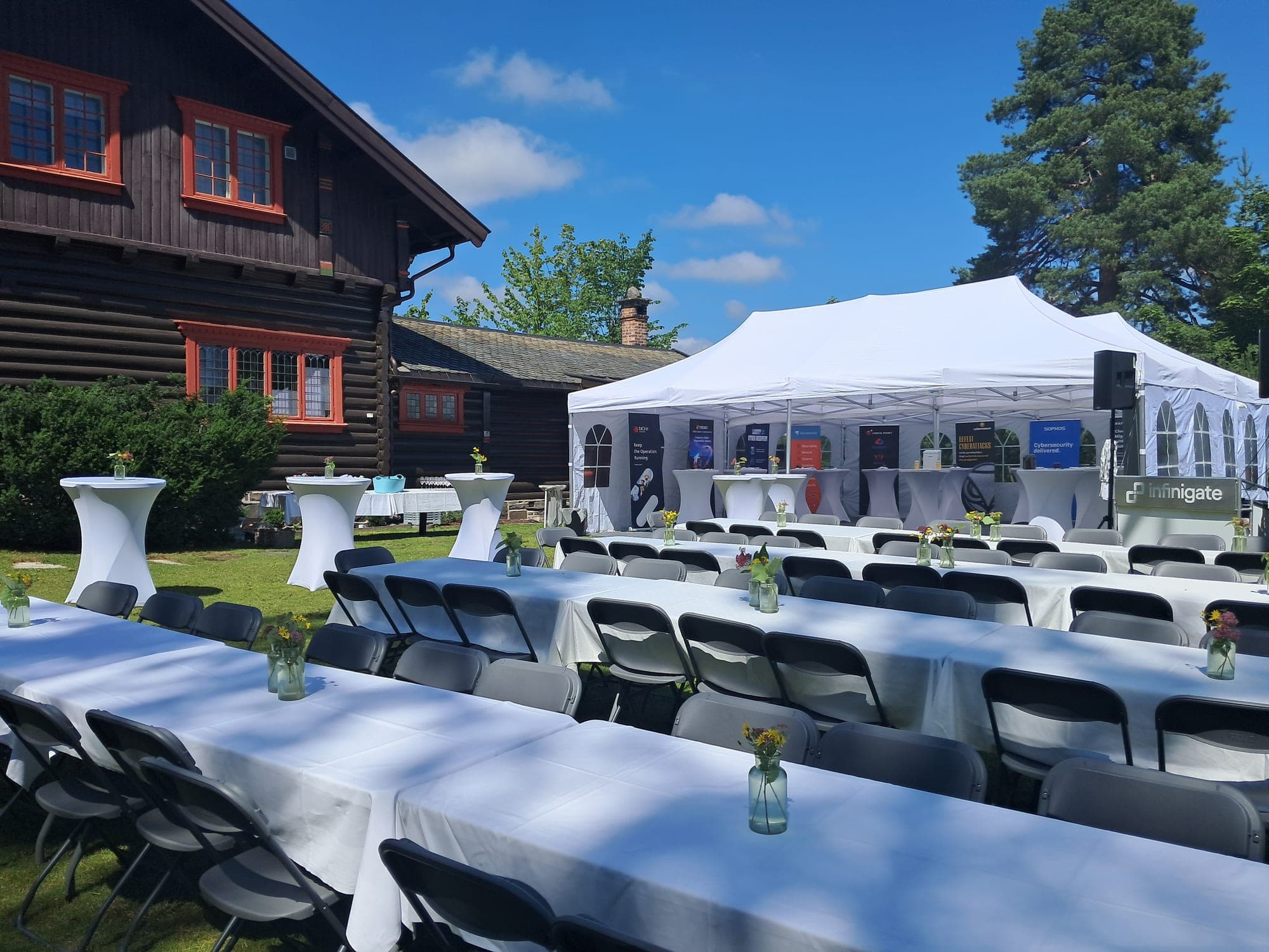 Party tent at Villa Lysaker – photo 5